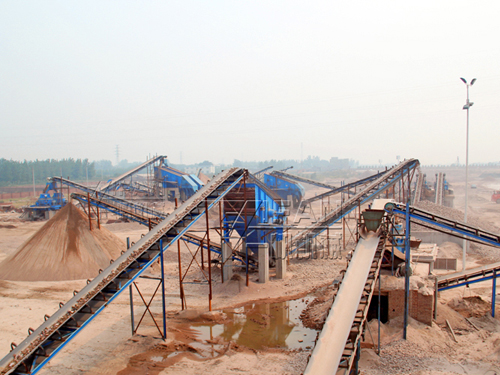 chaîne de production de sable